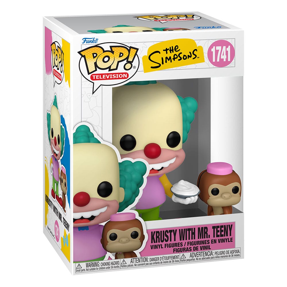 Simpsons POP&Buddy TV Vinyl Figur Krusty&Tenny 9 cm - Versand: 5-7 Tage nach Bestellung