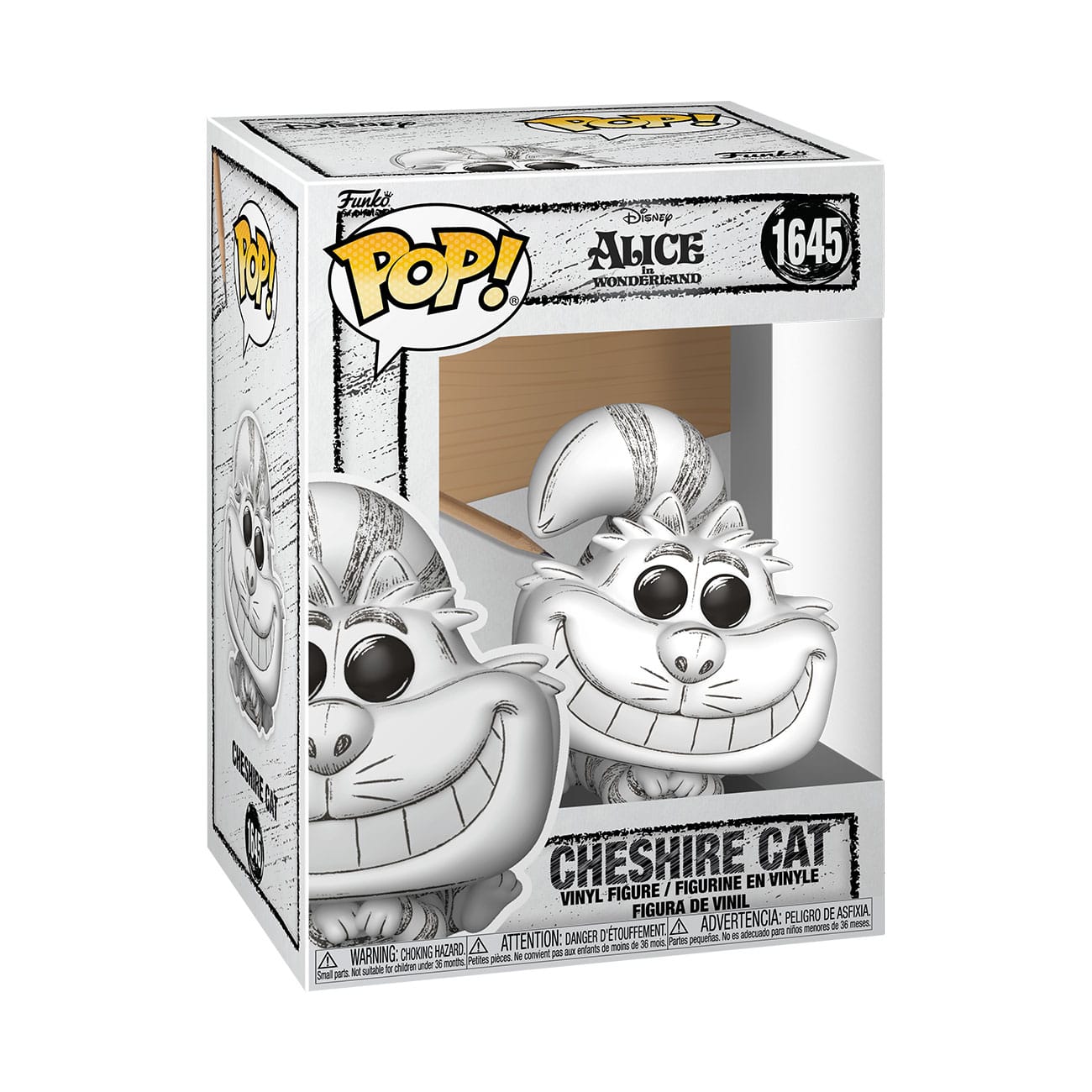 Disney POP! Vinyl Figur Sketched- Cheshire Cat 9 cm - Preorder - ETA: 12.11.2025