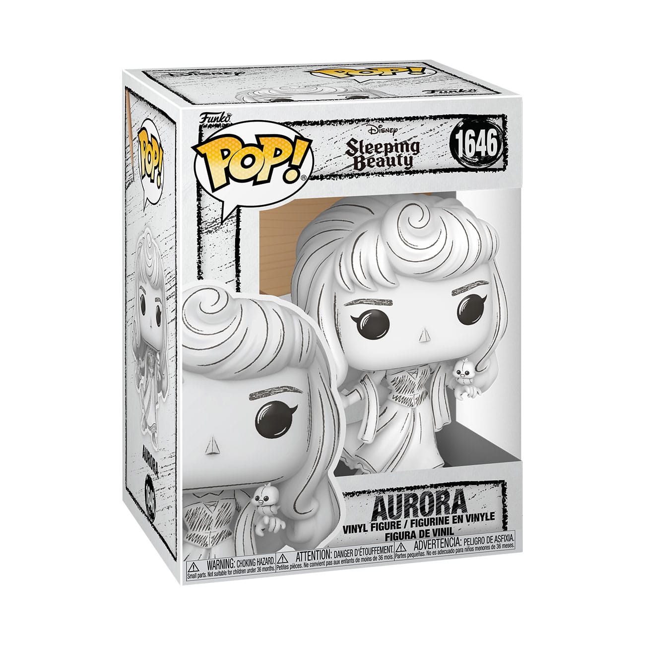 Disney POP! Vinyl Figur Sketched- Aurora 9 cm - Preorder - ETA: 12.11.2025