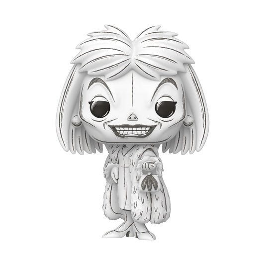 Disney POP! Vinyl Figur Sketched- Cruella De Vil 9 cm - Preorder - ETA: 21.11.2025