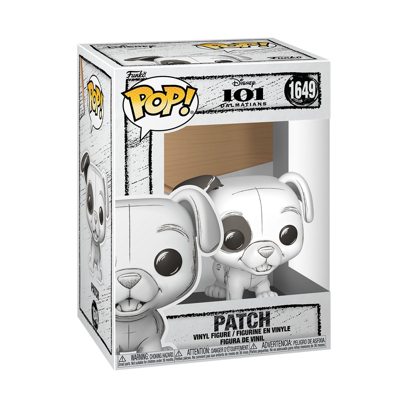 Disney POP! Vinyl Figur Sketched- Patch 9 cm - Preorder - ETA: 12.11.2025