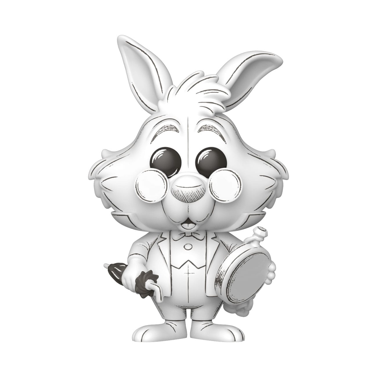 Disney POP! Vinyl Figur Sketched- White Rabbit 9 cm - Preorder - ETA: 12.11.2025