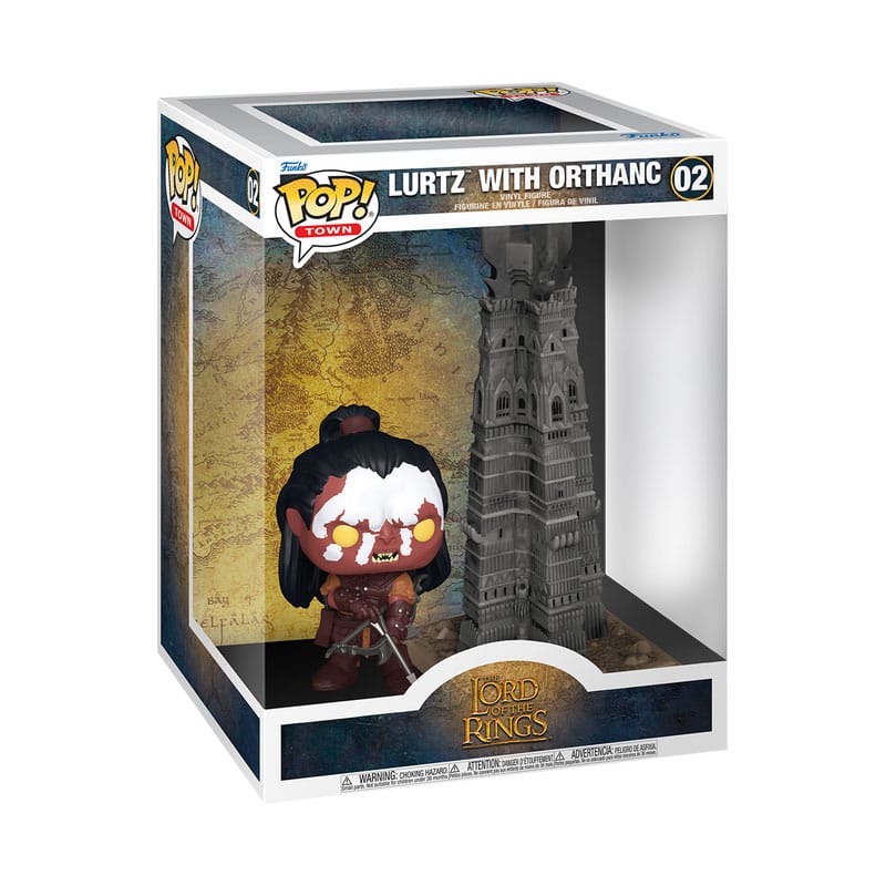 Der Herr der Ringe POP! Town Vinyl Figur Lurtz w/Tower 9 cm - Versand: 5-7 Tage nach Bestellung