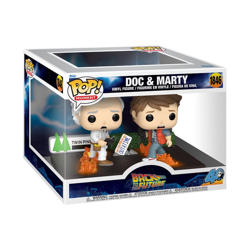 Zurück in die Zukunft POP Moments Vinyl Figuren Doc&Marty 9 cm  - Preorder - ETA: 03.01.2026