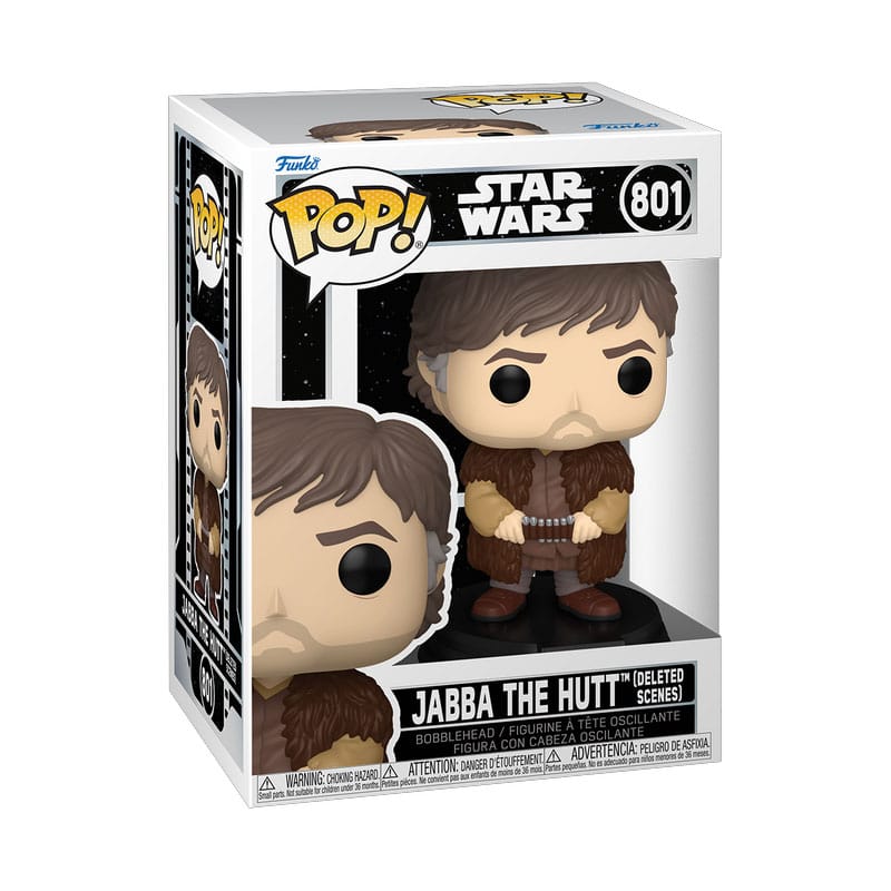 Star Wars POP! Vinyl Wackelkopf-Figur Jabba the Hutt (Deleted Scenes) 9 cm - Preorder - ETA: 20.11.2025