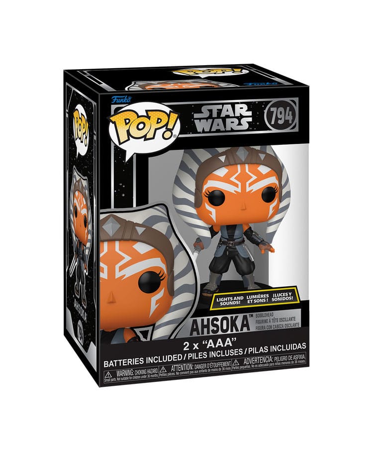 Star Wars Super Sized POP! Vinyl Figur Super Ahsoka (SFX) 15 cm - Versand: 5-7 Tage nach Bestellung