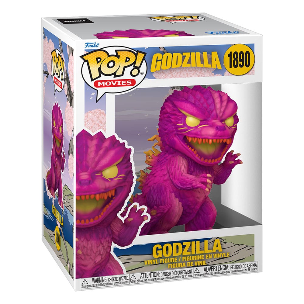 Godzilla Art Series POP! Movies Premium Vinyl Figur Pink Godzilla 9 cm - Versand: 5-7 Tage nach Bestellung