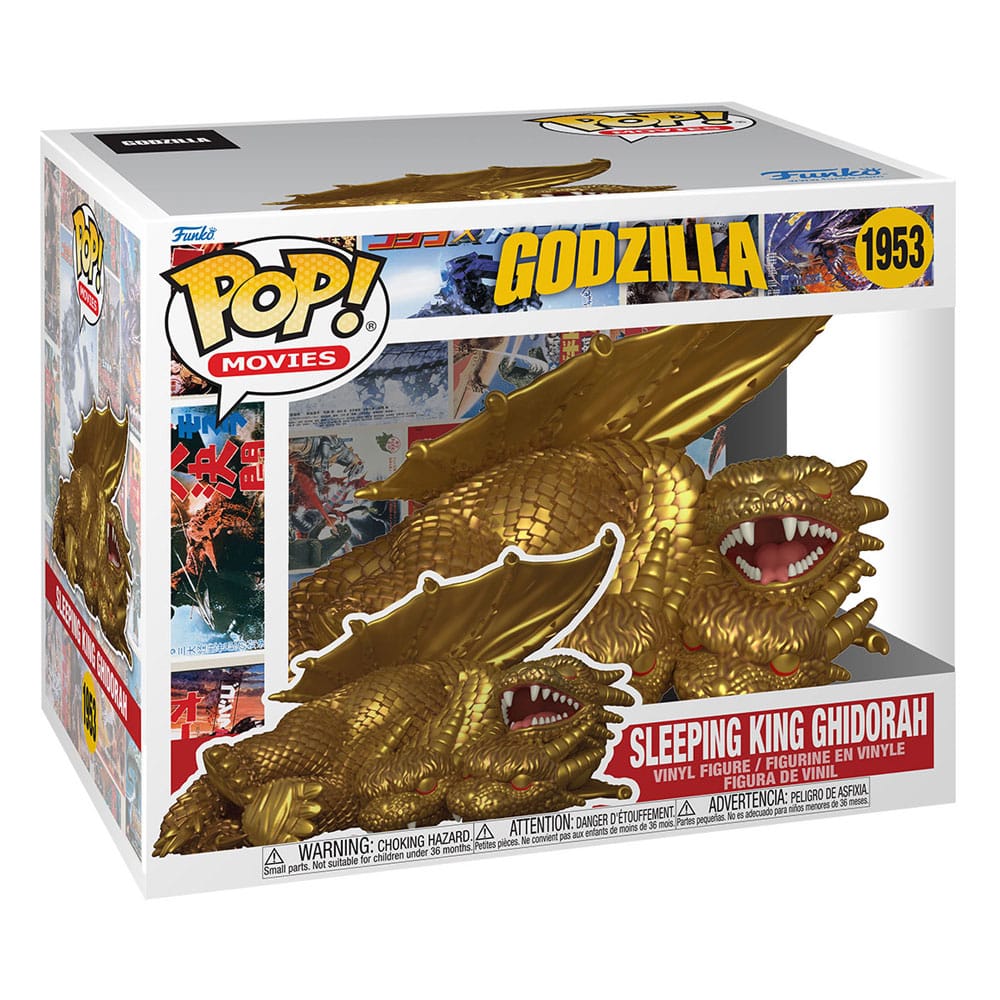 Godzilla Super Sized POP! Movies Vinyl Figur Sleeping King Ghidorah 15 cm - Preorder - ETA: 25.12.2025
