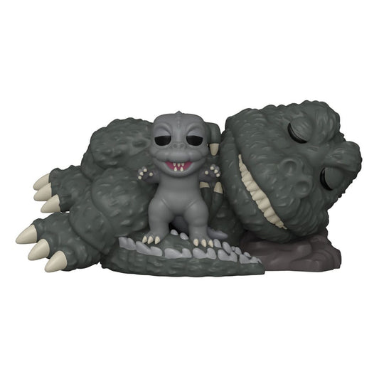 Godzilla Super Sized POP! Movies Vinyl Figur Sleeping Godzilla with Minilla 15 cm - Preorder - ETA: 25.12.2025
