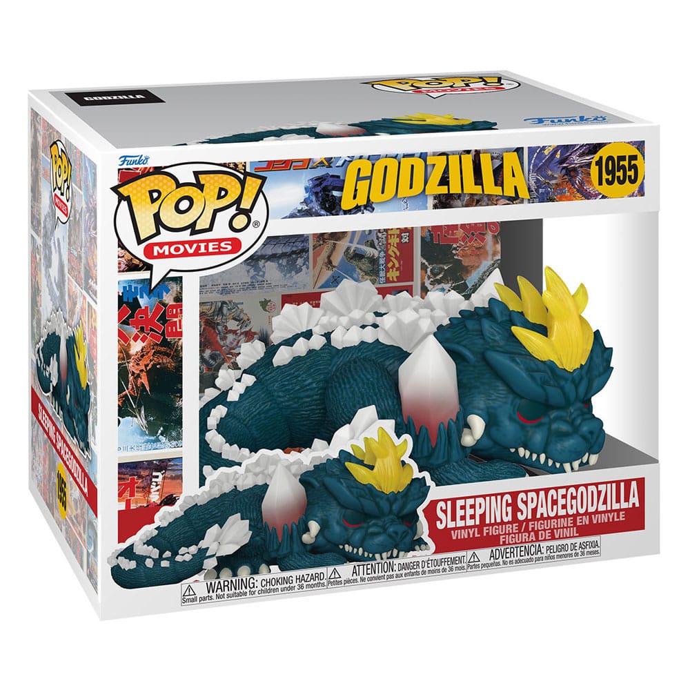 Godzilla Super Sized POP! Movies Vinyl Figur Sleeping Space Godzilla 15 cm - Preorder - ETA: 25.12.2025