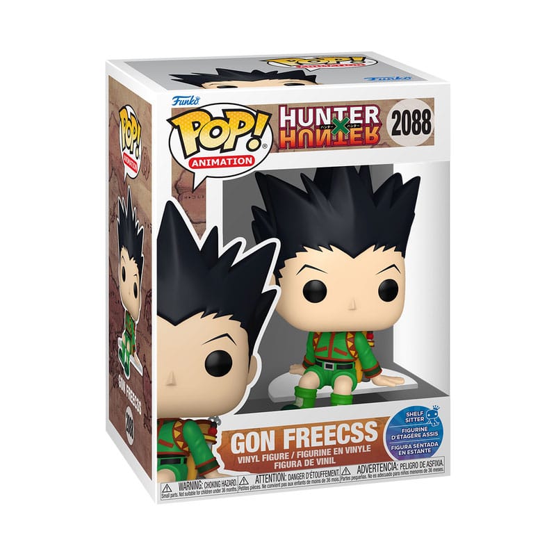 Hunter x Hunter POP! Animation Vinyl Figur Gon Freecss (Sit) 9 cm - Preorder - ETA: 17.11.2025