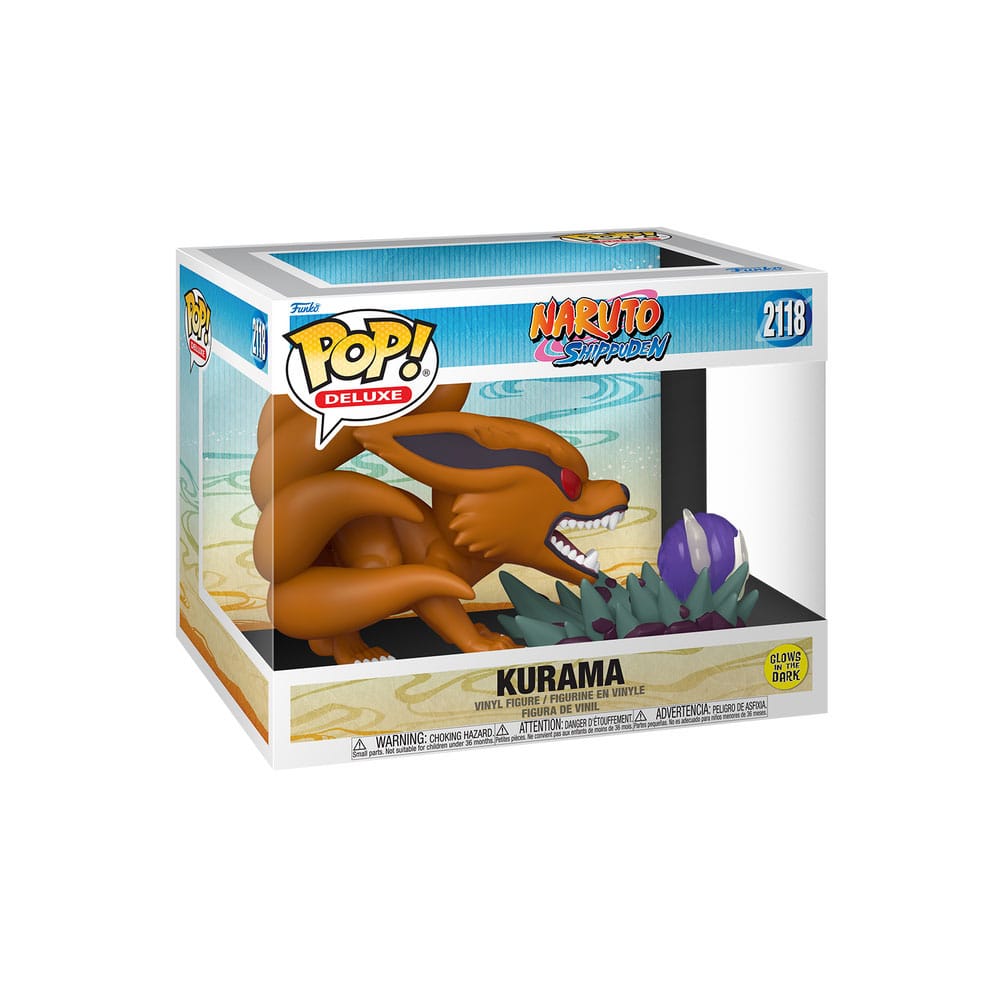 Naruto POP! Deluxe Vinyl Figur Kurama(GW) 9 cm - Preorder - ETA: 20.11.2025