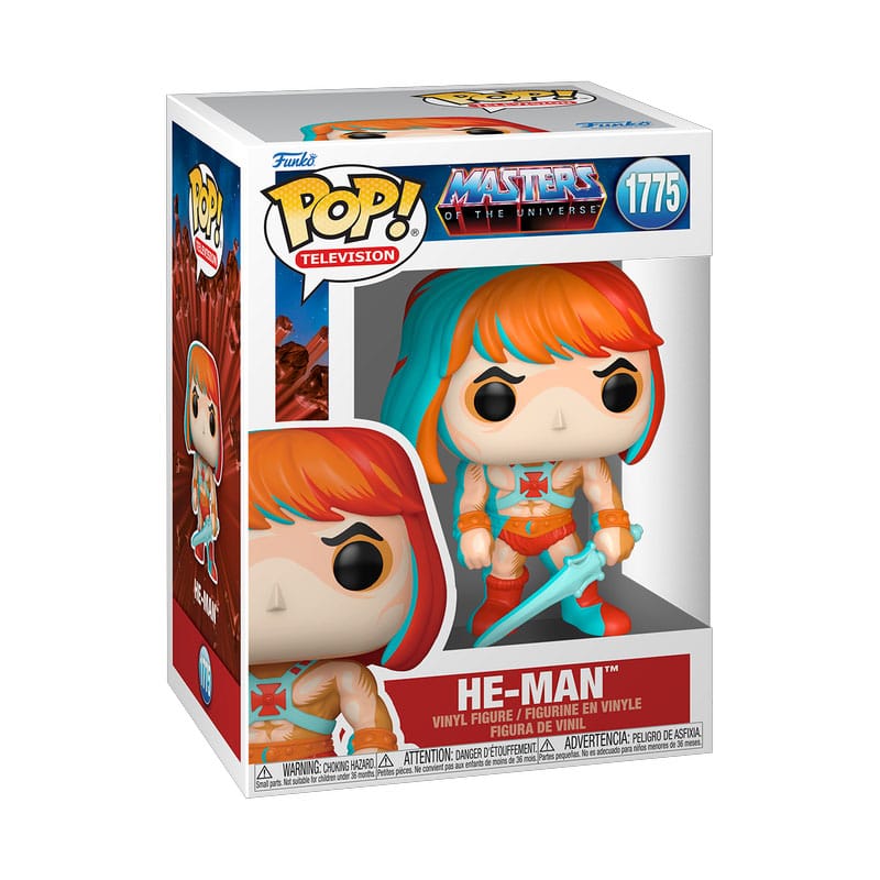 Masters of the Universe POP! Television Vinyl Figur He-Man (Comic Deco) 9 cm - Preorder - ETA: 25.11.2025