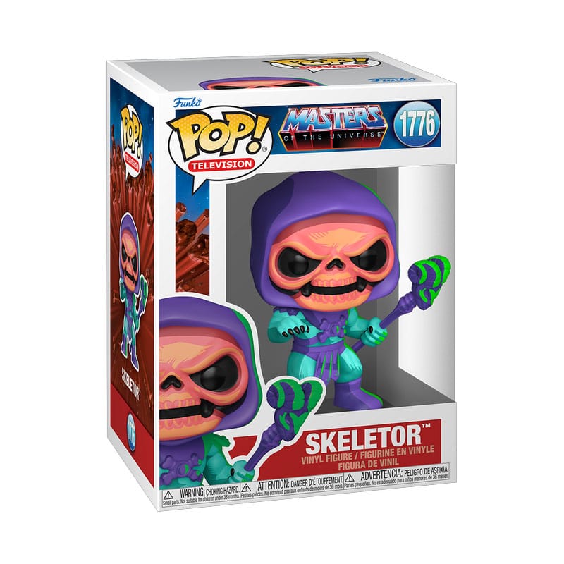Masters of the Universe POP! Television Vinyl Figur Skeletor (Comic Deco) 9 cm - Preorder - ETA: 25.11.2025