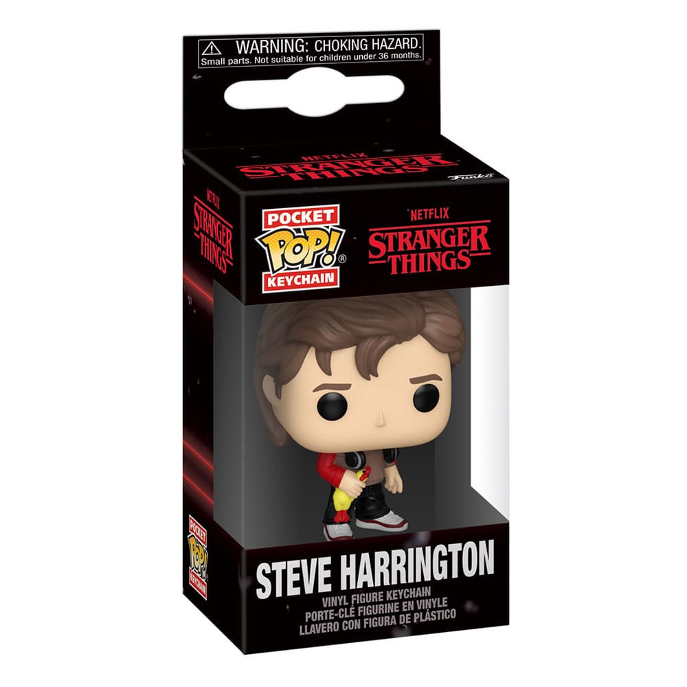Stranger Things POP! Vinyl Schlüsselanhänger 4 cm Steve Harrington Display (12) - Preorder - ETA: 21.11.2025
