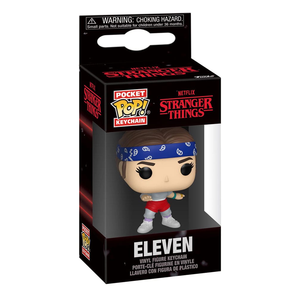 Stranger Things POP! Vinyl Schlüsselanhänger 4 cm Eleven with Bandana Display (12) - Preorder - ETA: 21.11.2025