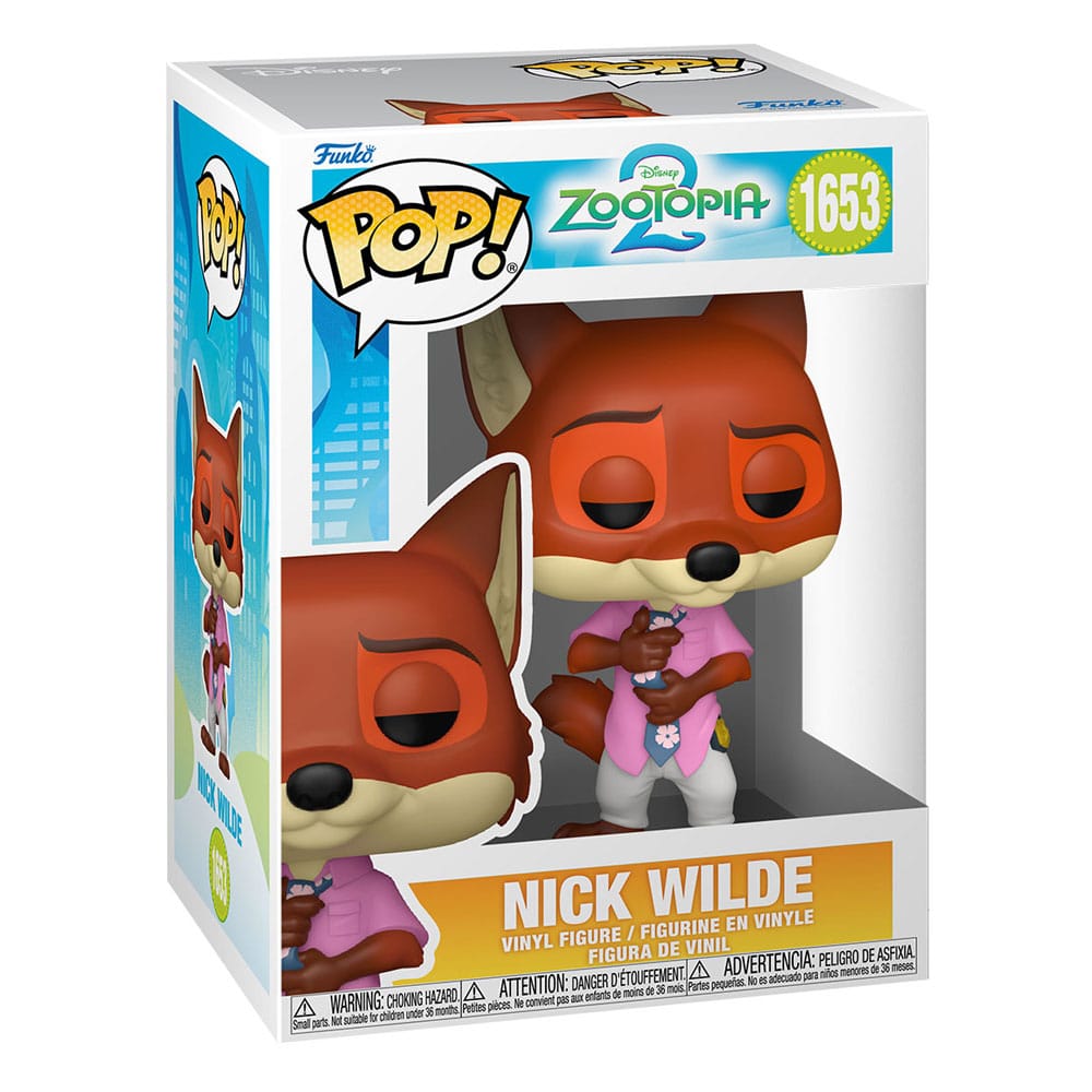 Zoomania 2 POP! Movies Vinyl Figur Nick Wilde 9 cm - Preorder - ETA: 26.08.2026