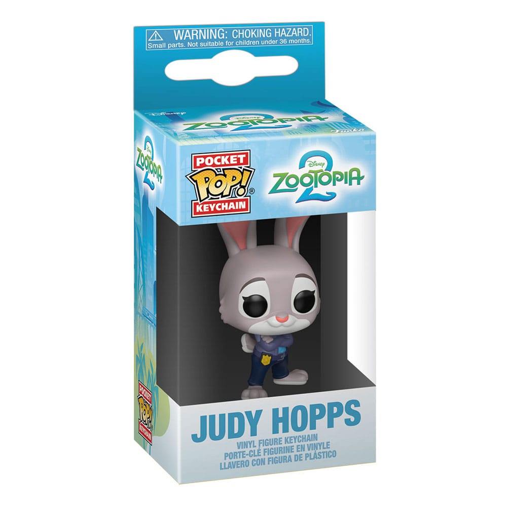 Zoomania 2 Pocket POP! Vinyl Schlüsselanhänger 4 cm Judy Hopps Display (12) - Preorder - ETA: 03.07.2026