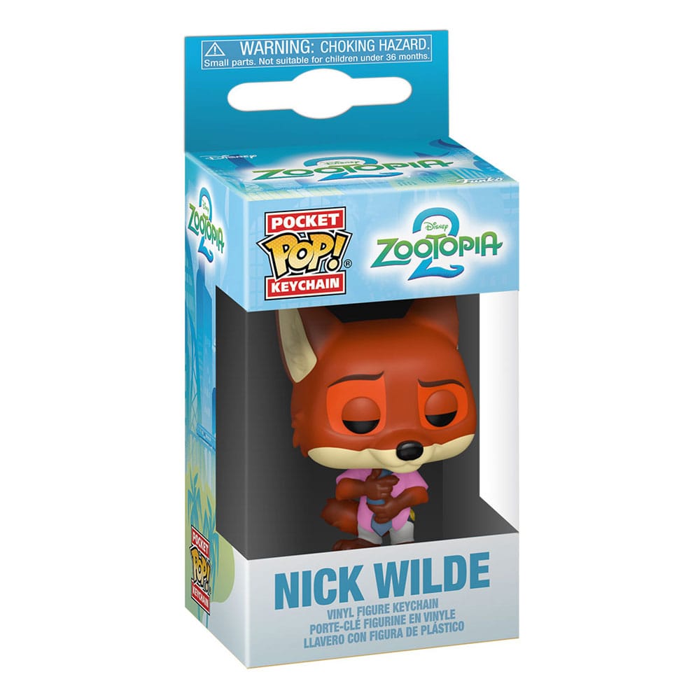 Zoomania 2 Pocket POP! Vinyl Schlüsselanhänger 4 cm Nick Wilde Display (12) - Preorder - ETA: 17.07.2026