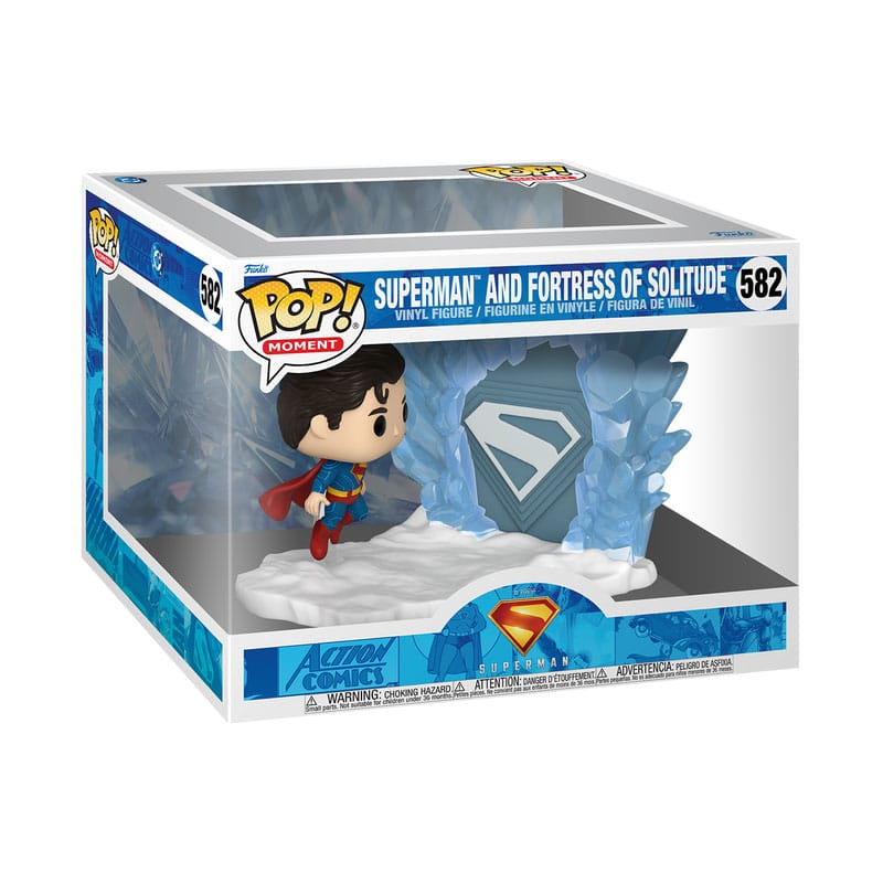 Superman (2025) POP Moments Vinyl Figuren Superman and Fortress of Solitude 9 cm - Versand: 5-7 Tage nach Bestellung