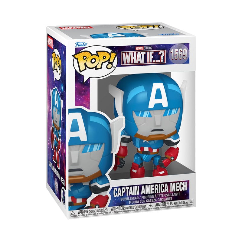 What If...? POP! Vinyl Figur Captain America 9 cm - Preorder - ETA: 14.10.2025