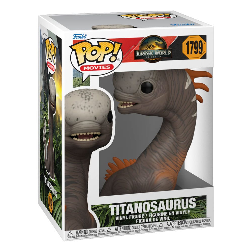 Jurassic World: Die Wiedergeburt POP! Movies Vinyl Figur Titanosaurus 9 cm - Versand: 5-7 Tage nach Bestellung