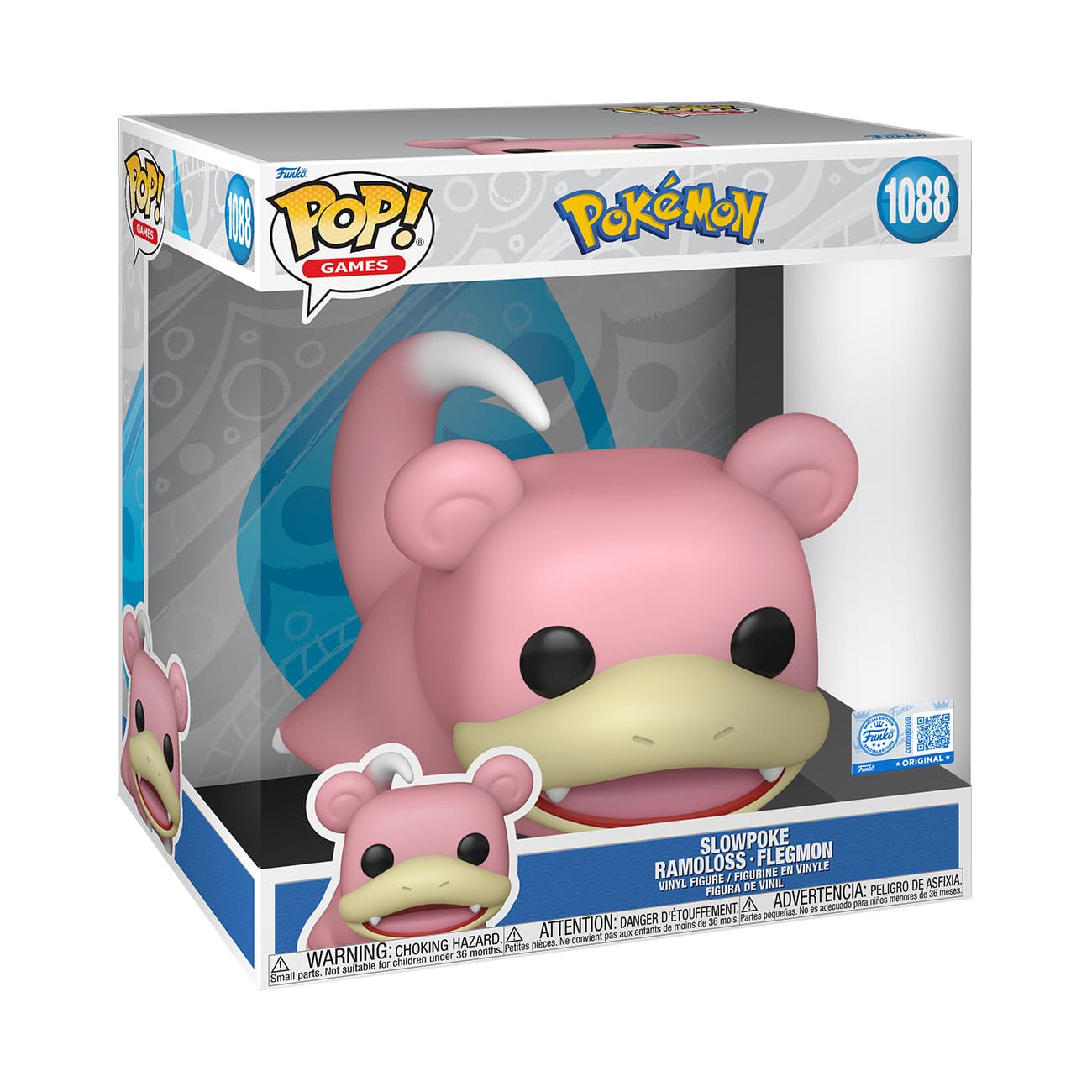 Pokemon Super Sized Jumbo POP! Vinyl Figur Slowpoke 25 cm - Preorder - ETA: 30.10.2025