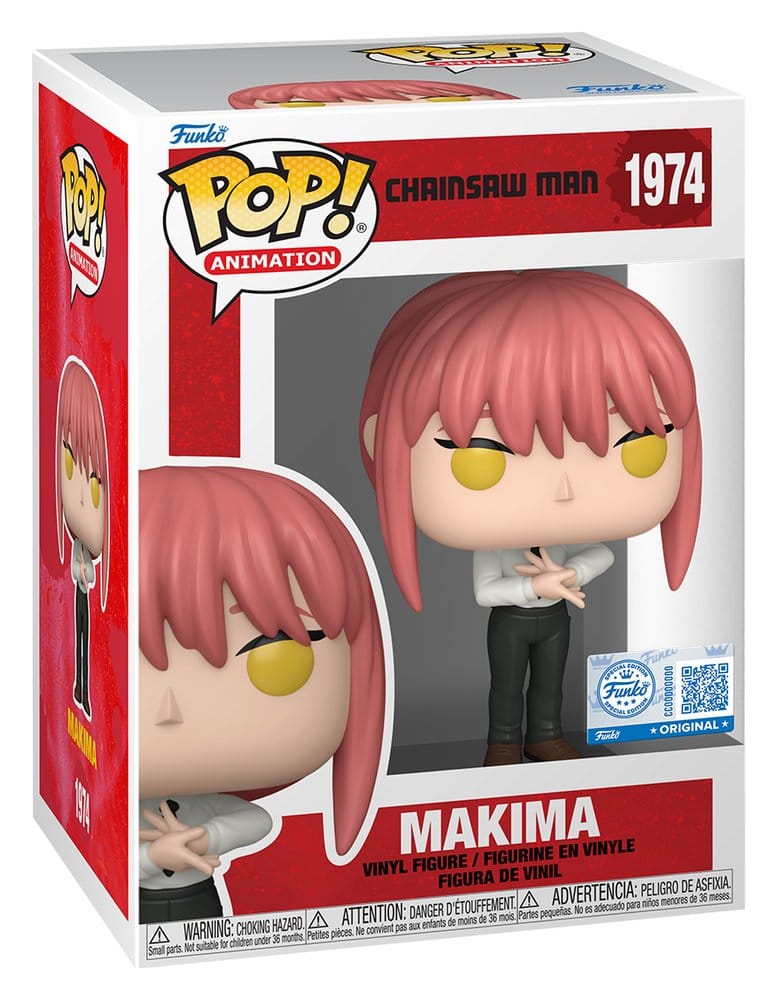 Chainsaw Man POP! Animation Vinyl Figur Makima Exclusive Edition 9 cm - Preorder - ETA: 22.11.2026