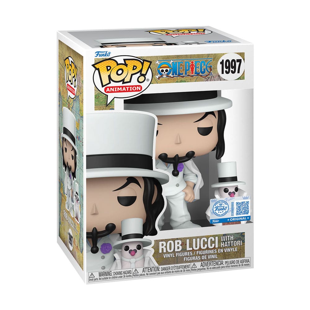*heo Exclusive Edition* One Piece POP!&Buddy Animation Vinyl Figuren Rob Lucci with Hattori w/Chase 10 cm Sortiment (6) - Preorder - ETA: 05.09.2025