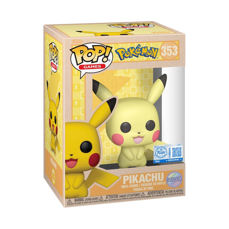 Pokémon POP! Games Vinyl Figur Pikachu (SftClr) 9 cm - Preorder - ETA: 11.02.2026