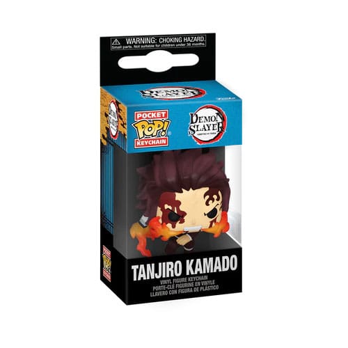 Demon Slayer: Kimetsu no Yaiba POP! Vinyl Schlüsselanhänger 4 cm Tanjiro(Dancing Flash) Display (12) - Preorder - ETA: 22.09.2025