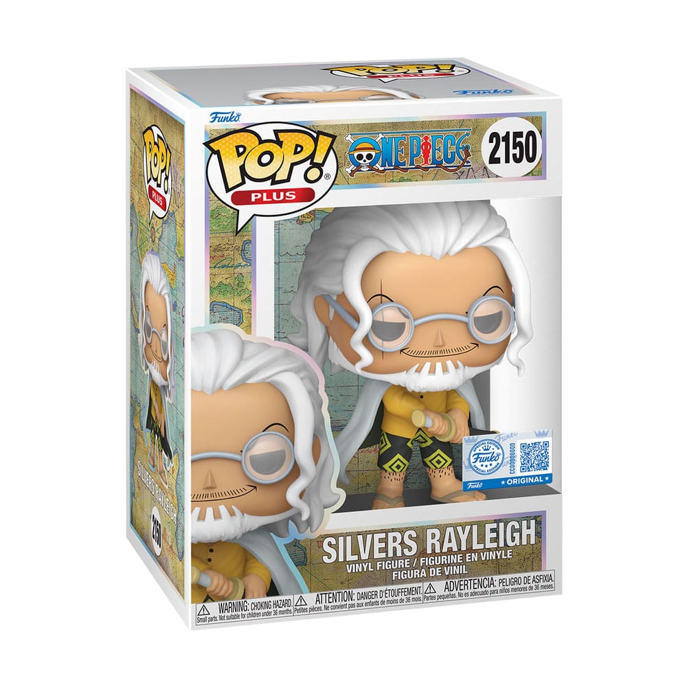One Piece POP! Animation Vinyl Figuren Silvers Rayliegh w/CH 9 cm Sortiment (6) - Preorder - ETA: 25.12.2025