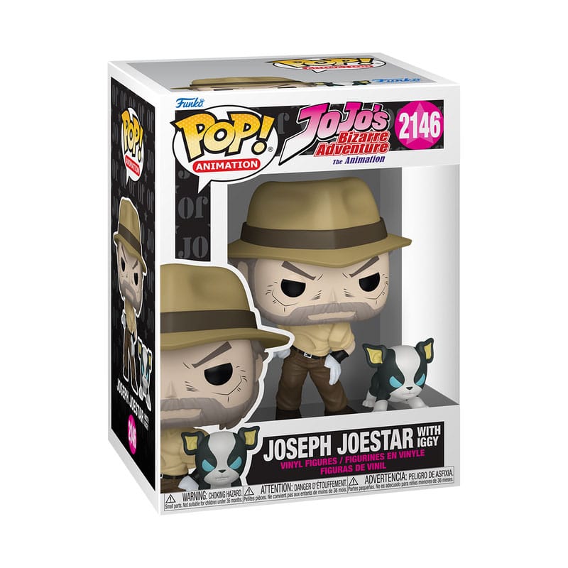 JoJo´s Bizarre Adventure POP!&Buddy Animation Vinyl Figuren Joseph & Iggy 9 cm - Preorder - ETA: 25.12.2025