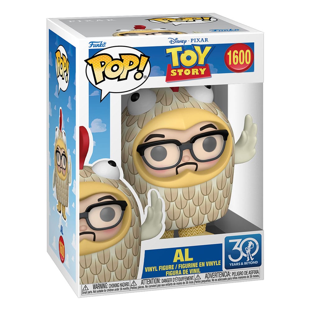 Toy Story POP! Disney Vinyl Figuren Al (Chicken Suit) (30th Anniversary) 9 cm - Versand: 7 Tage nach Bestellung