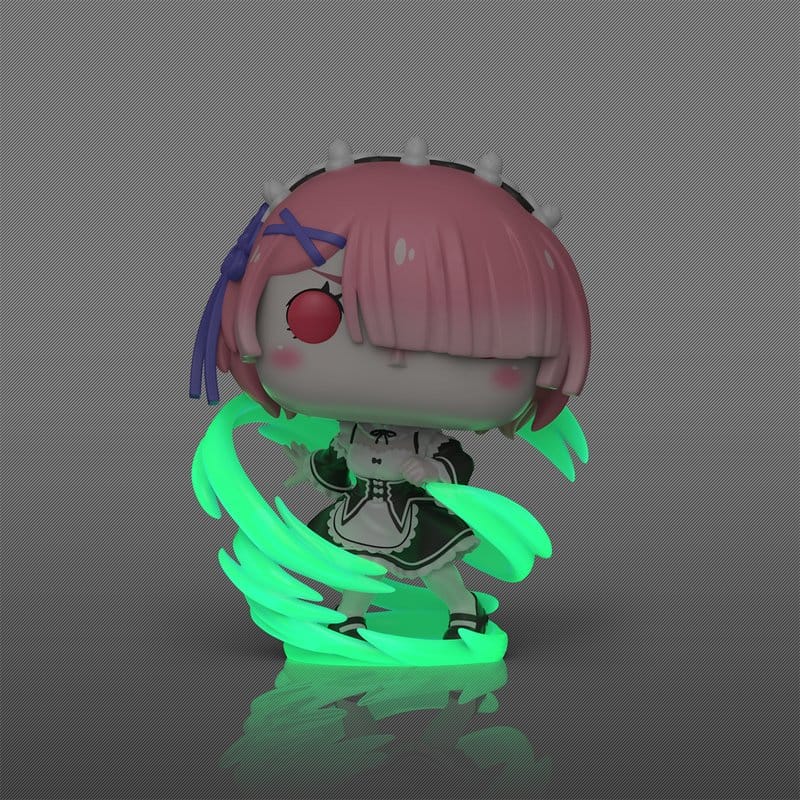 Re:Zero POP! Plus Vinyl Figur Ram (Wind Magic) (Glow) Exclusive 9 cm - Preorder - ETA: 25.09.2026