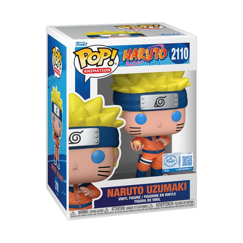 *heo Exclusive Edition* Naruto Pop! Animation Vinyl Figur Naruto Uzumaki with Water Balloon 9 cm - Preorder - ETA: 18.12.2025