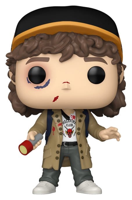 Stranger Things POP! TV Vinyl Figur Dustin Henderson (Battle Damaged) Exclusive 9 cm - Preorder - ETA: 25.09.2026