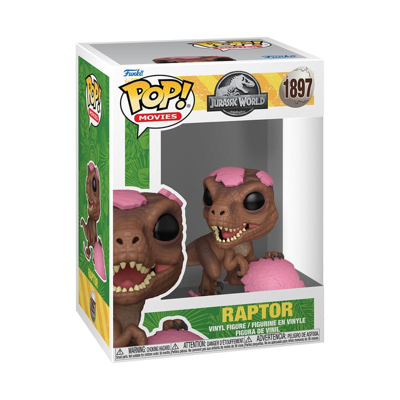 Jurassic Park POP! Movies Vinyl Figur SPRG- Raptor 9 cm - Preorder - ETA: 05.01.2026