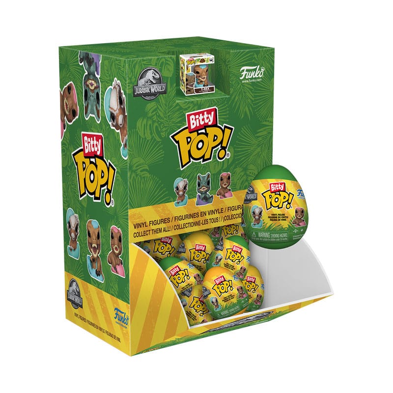 Jurassic Park POP! Vinyl Figuren Easter Egg PDQ Display (24) 2,5 cm - Versand: 7 Tage nach Bestellung