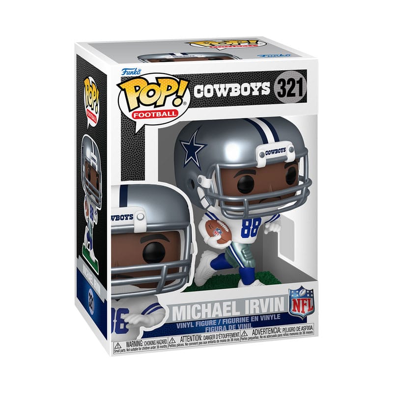 NFL: Legends POP! Sports Vinyl Figur Legends- Michael Irvin(Cowboys) 9 cm - Preorder - ETA: 25.10.2025