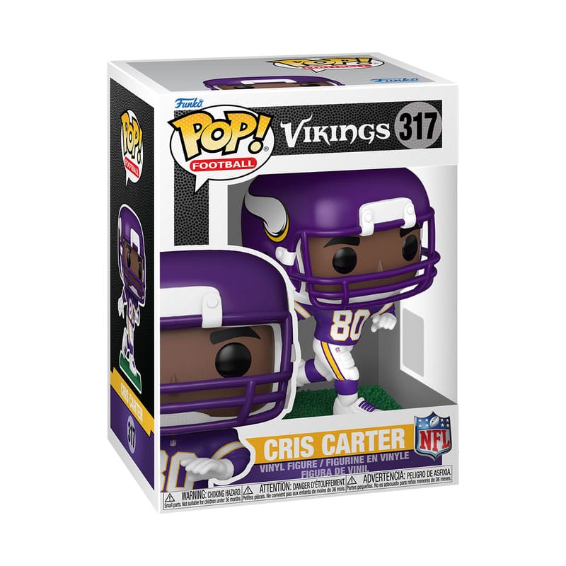 NFL: Legends POP! Sports Vinyl Figur Vikings - Cris Carter(Vikings) 9 cm - Preorder - ETA: 25.10.2025