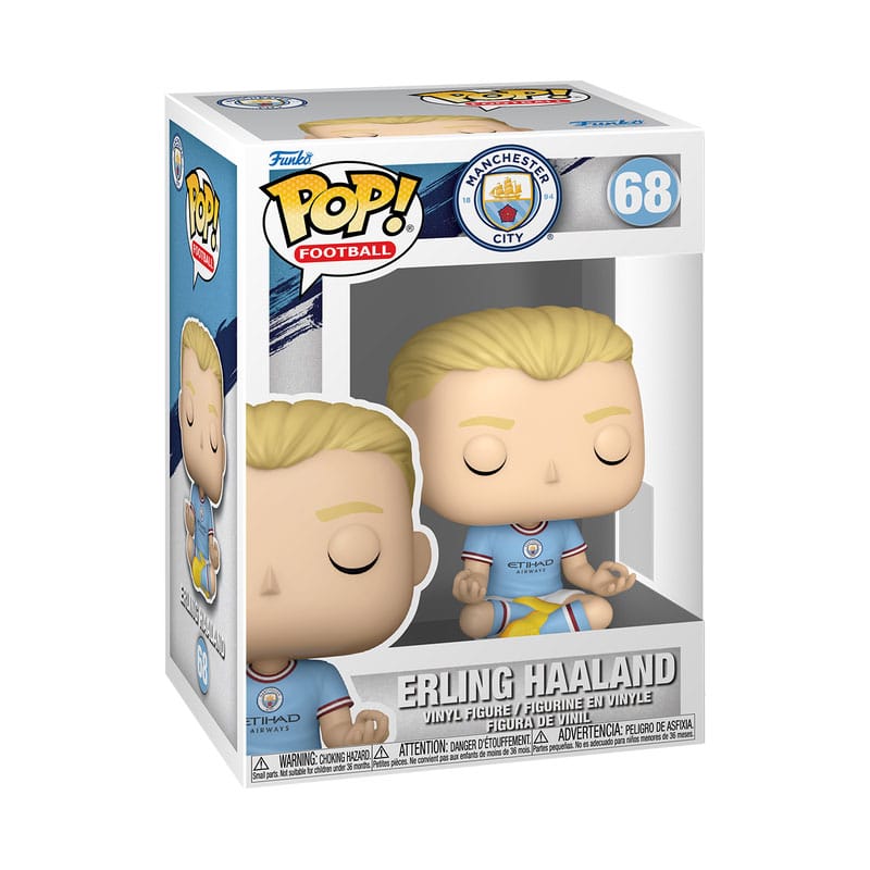 EFL POP! Football Vinyl Figur Manchester City - Erling Haaland 9 cm - Preorder - ETA: 09.10.2025