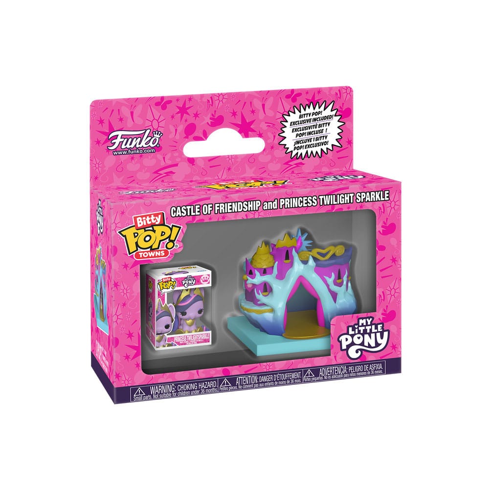 Hasbro Bitty POP! Town Vinyl Figur MLP-Castle of Friendship - Versand: 7 Tage nach Bestellung