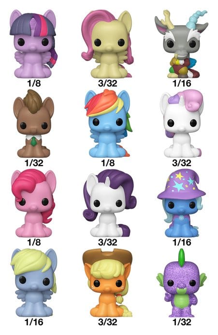 Mein kleines Pony Bitty POP! Single Vinyl Figuren Display (32) PDQ 2,5 cm - Preorder - ETA: 04.09.2026