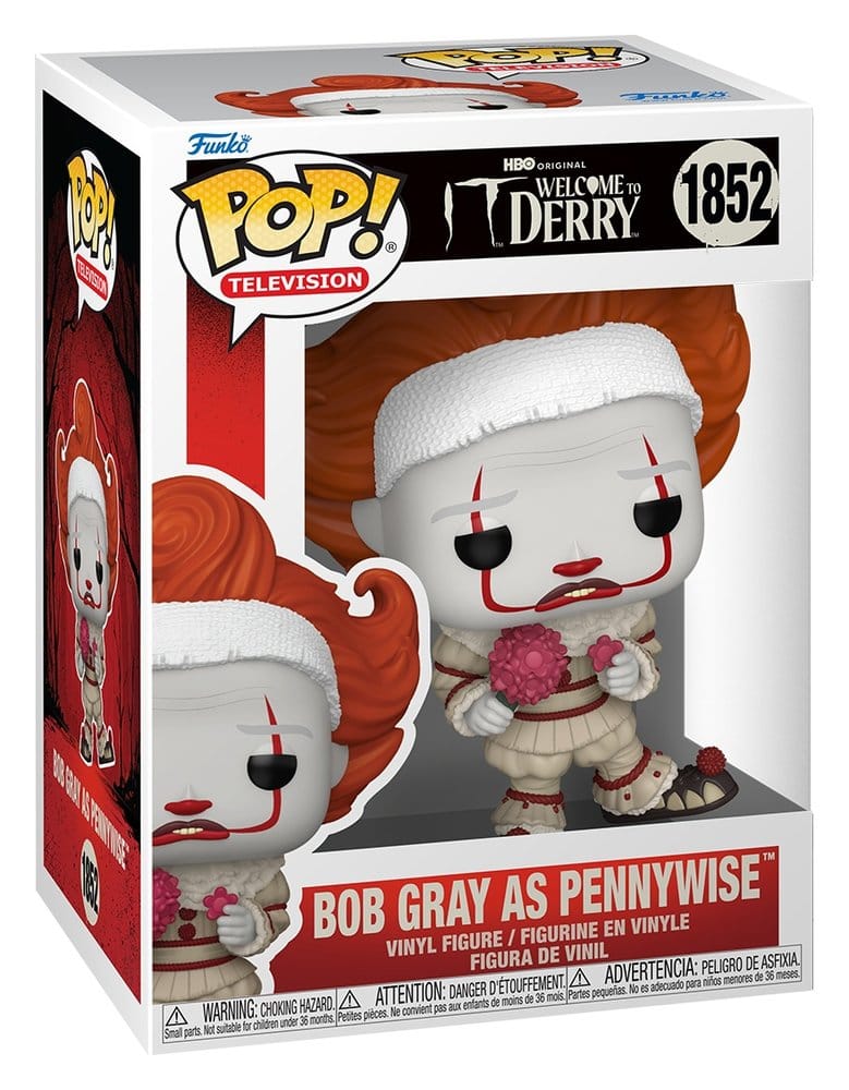 Es: Welcome to Derry POP! Television Vinyl Figur Bob Gray as Pennywise 9 cm - Versand: 7 Tage nach Bestellung