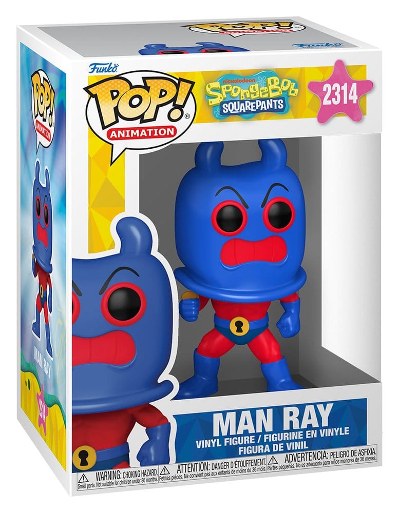 SpongeBob Schwammkopf POP! Animation Vinyl Figur Man Ray 9 cm - Preorder - ETA: 25.06.2026