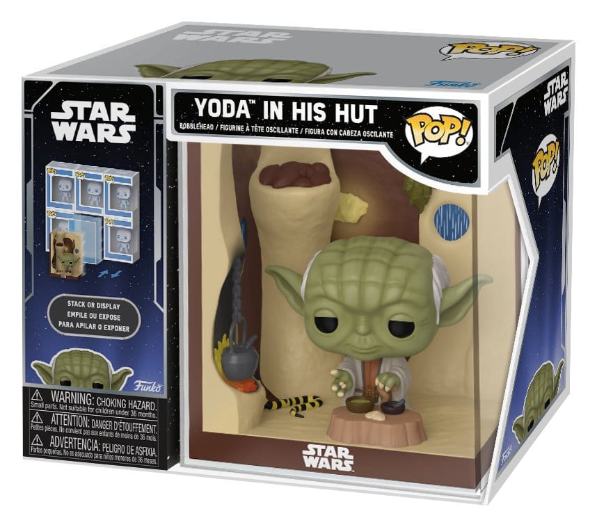 Star Wars POP! Nooks Vinyl Figur Yoda's Hutt 9 cm - Versand: 7 Tage nach Bestellung