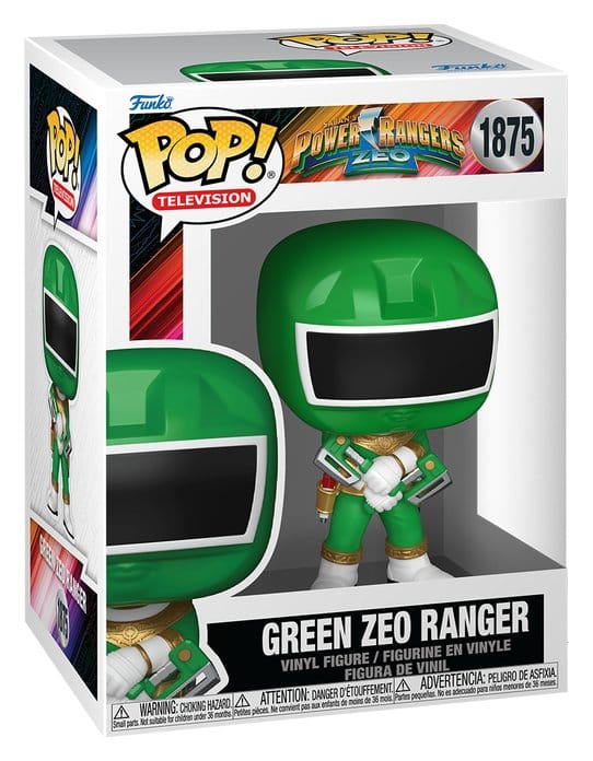 Power Rangers Zeo POP! Movies Vinyl Figuren Zeo Ranger Green 9 cm - Versand: 7 Tage nach Bestellung