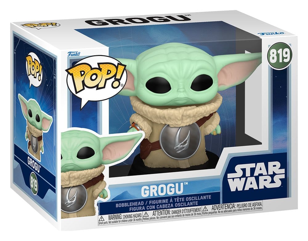 Star Wars: The Mandalorian and Grogu POP! Vinyl Wackelkopf-Figur Grogu 9 cm - Preorder - ETA: 29.09.2026
