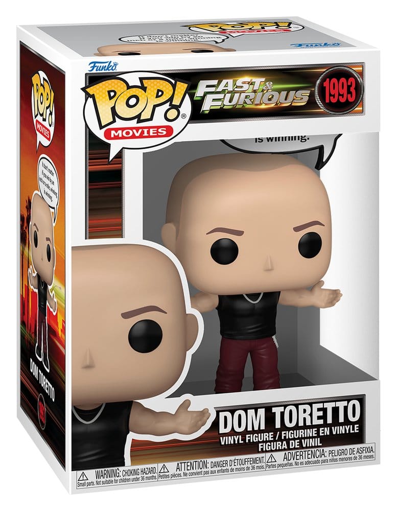 Fast & Furious POP! Sayings Vinyl Figur Dominic Toretto 9 cm - Preorder - ETA: 25.07.2026